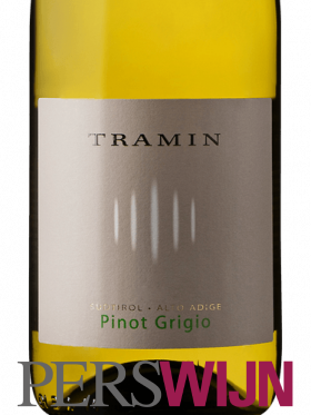 Label Tramin Pinot Grigio Trentino Alto Adige Alto Adige