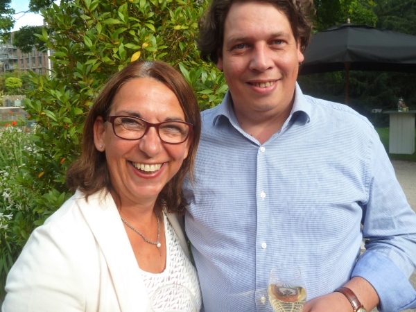 Jolande Vos (I Love Food and Wine), Roderick Ros (Wijnimport Bart)