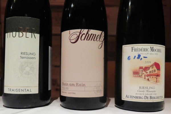 De drie aanbevolen Rieslings