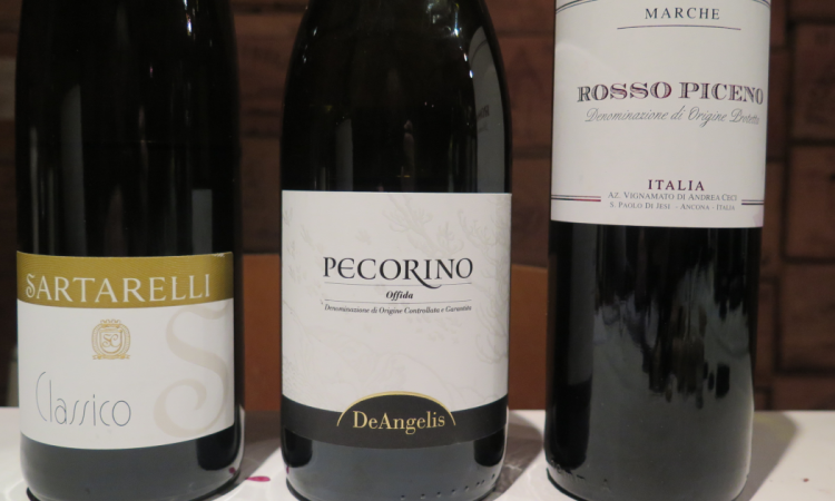 sartarelli, deangelis pecorino, rosso piceno