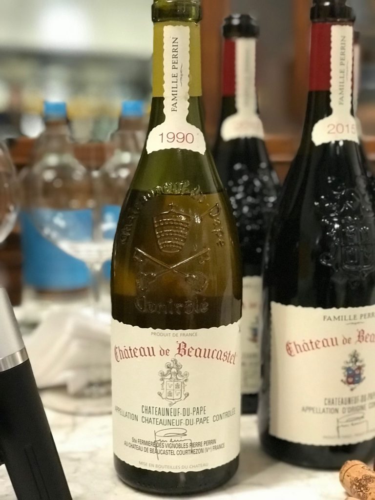 Château de Beaucastel blanc 1990