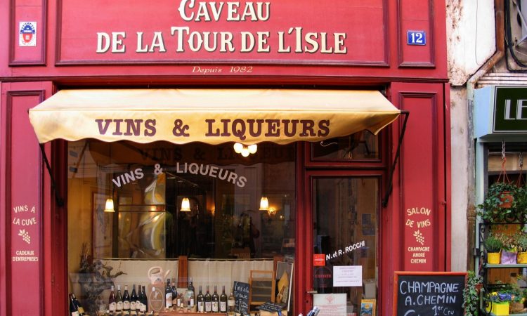 Franse-wijnwinkel