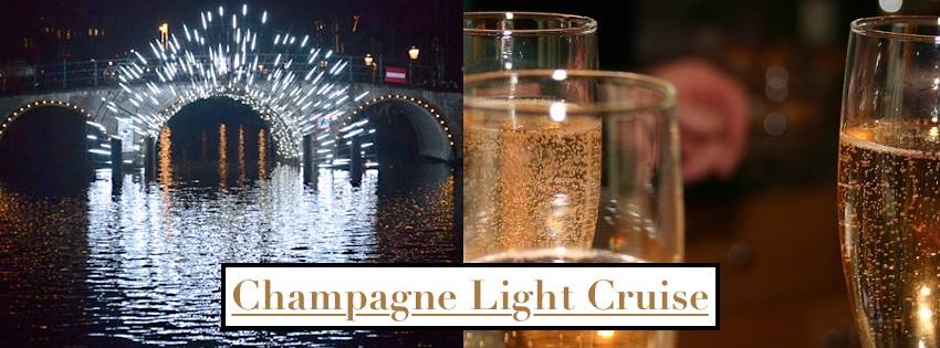 Brouzje | Champagne Cruise – Amsterdam Light Festival