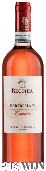 Recchia Bardolino Chiaretto Poderi del Roccolo 2018 Veneto Bardolino