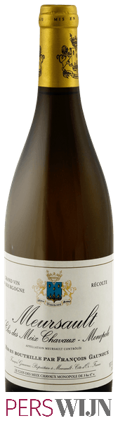 Domaine François Gaunoux Monopole Meursault ‘Clos de Meix Chavaux’ 2017 Meursault