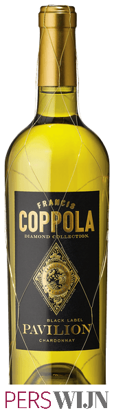 Francis Ford Coppola Diamond Collection Pavilion Chardonnay (Black Label) Santa Barbara & Sonoma County 2017 California