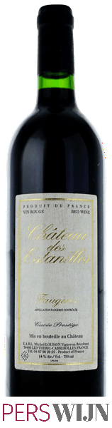 Château des Estanilles Sous les Rocs Rouge 2015 Faugères