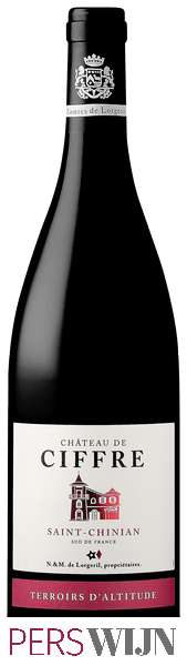 Chateau de Ciffre, Lorgeril Terroirs d’Altitude Saint-Chinian 2015 Languedoc-Roussillon Saint-Chinian