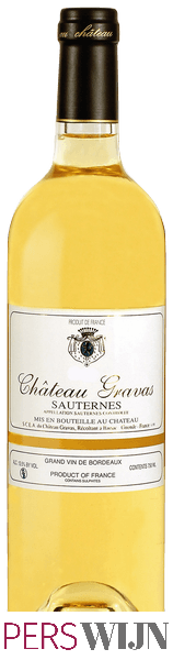 Château Gravas Sauternes 2016 Bordeaux Sauternes