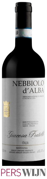 Giacosa Fratelli Nebbiolo d’Alba 2018 Piemonte Nebbiolo d’Alba