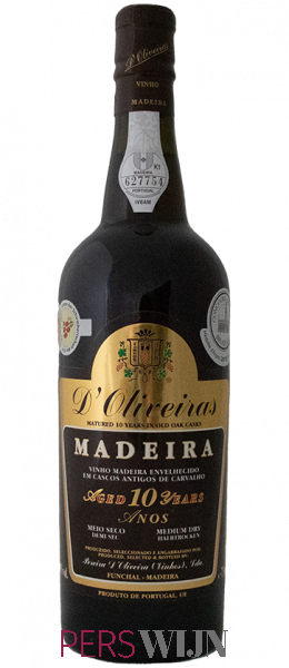 D’Oliveiras Medium Dry 10 years aged Madeira