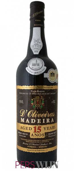 D’Oliveiras Medium Dry 15 years aged Madeira