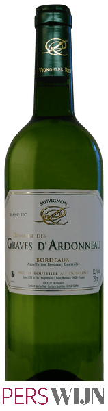 Domaine des Graves d’Ardonneau Sauvignon Bordeaux Blanc Sec 2019 Bordeaux