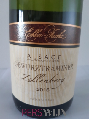 Eblin Fuchs Gewürztraminer ‘Zellenberg’ 2016 Alsace