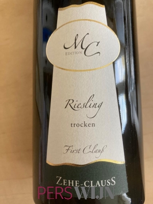 Zehe-Clauss MC Edition First Clauss Riesling Trocken 2017 Rheinhessen Bodenheim