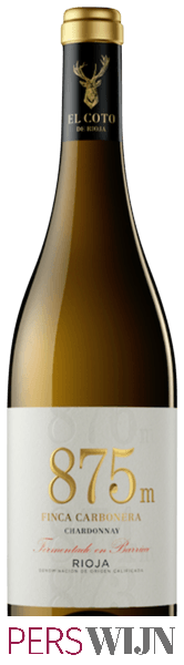 El Coto 875m Finca Carbonera Chardonnay 2019 Rioja