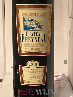 Château Freyneau Bordeaux Supérieur 2010