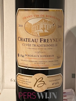 Château Freyneau Cuvée Traditionnelle 2010