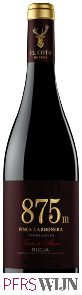 El Coto 875m Finca Carbonera Tinta di Altura Tempranillo 2018 Rioja