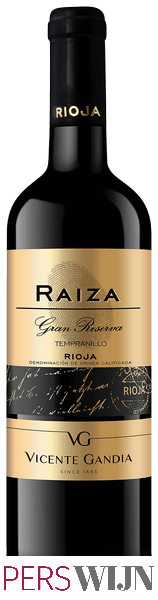 Vicente Gandía Raiza Gran Reserva 2010 Rioja