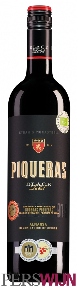 Bodegas Piqueras Black Label Syrah-Monastrell 2018