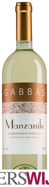 Gabbas Manzanile Vermentino di Sardegna 2019