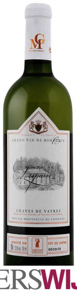 Château Lesparre Graves de Vayres Blanc 2018 Bordeaux Graves de Vayres