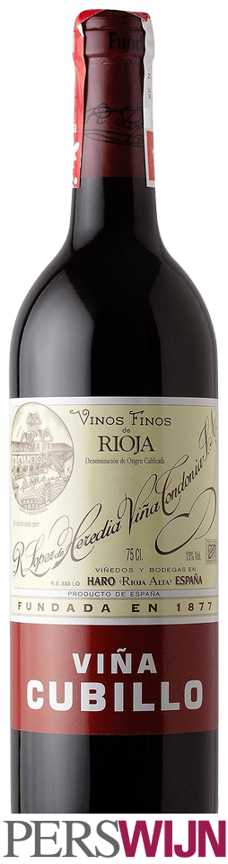 R. López de Heredia Viña Tondonia Viña Cubillo 2012 Rioja Rioja Alta