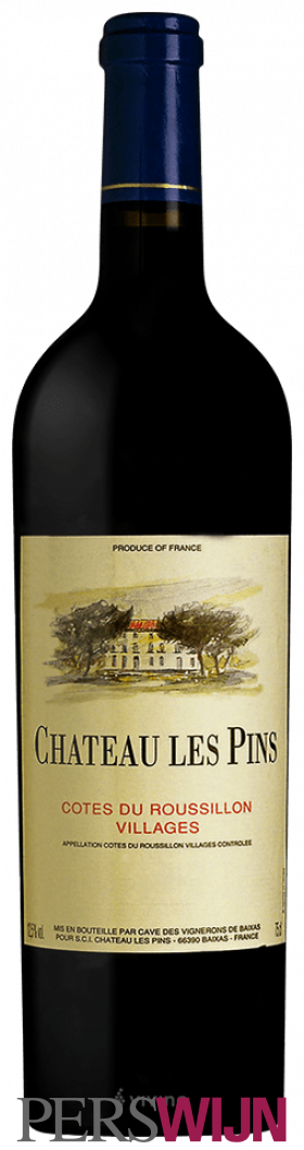 Château les Pins Côtes du Roussillon Villages 2015