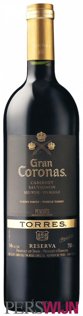 Familia Torres Gran Coronas Reserva Cabernet Sauvignon 2017 Cataluña – Catalunya Penedès