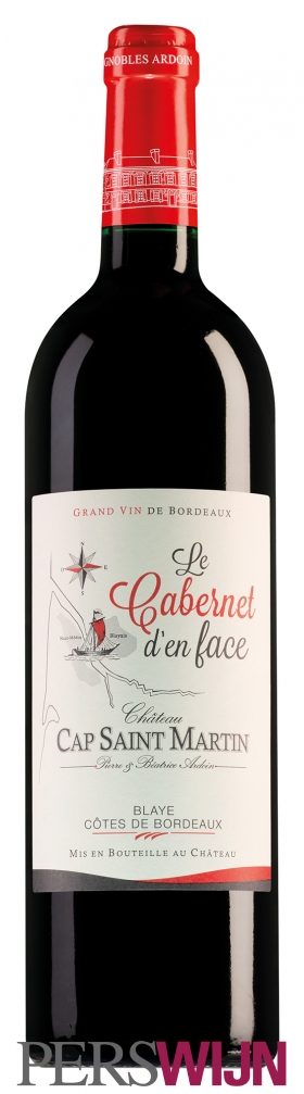 Château Cap Saint-Martin Le Cabernet d’En Face 2018 Bordeaux Blaye – Côtes de Bordeaux