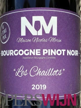 Maison Nicolas Morin Bourgogne Pinot Noir 2019