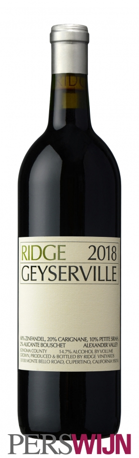 Ridge Geyserville 2018