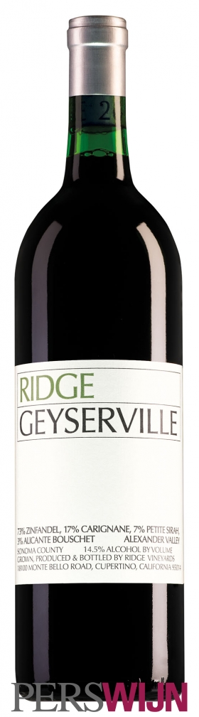 Ridge Vineyards Geyserville Zinfandel 2018