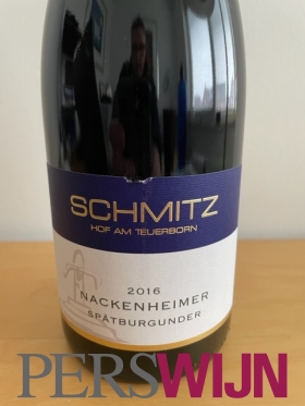 Berthold Schmitz Nackenheimer Spätburgunder Trocken 2016 Rheinhessen Nierstein