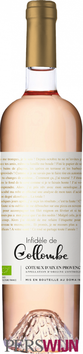 Domaine de Cantarelle Infidèle de Collombe Coteaux d’Aix-en-Provence Rosé 2021