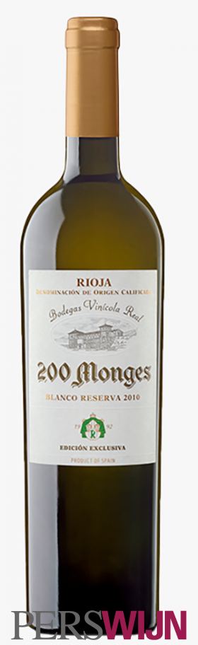 Vinícola Real 200 Monges Rioja Reserva Blanco 2010