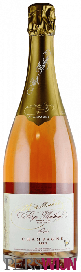 Serge Mathieu Brut Rosé Champagne U.V.