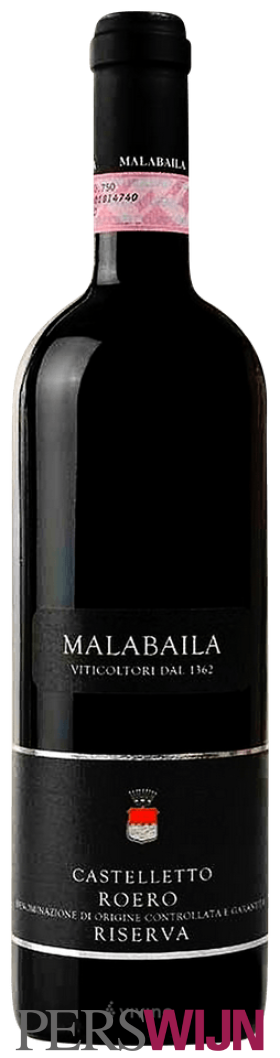 Malabaila Castelletto Roero Riserva 2009 Piemonte Roero