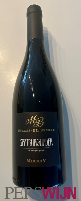 Muller-Dr. Becker Spätburgunder Barrique Gereift MDCXXV 2019