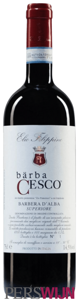 Elio Filippino Bärba Cesco Barbera d’Alba Superiore 2015 Piemonte Alba