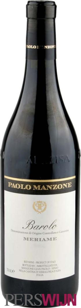 Paolo Manzone Barolo Meriame 2019