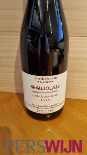 SARL Joubert  Beaujolais Cuvée à l’Ancienne 2020