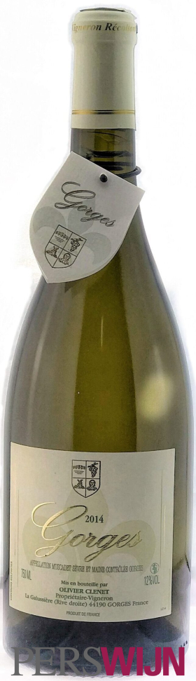 Olivier Clénet Gorges Muscadet-Sevre et Maine 2014