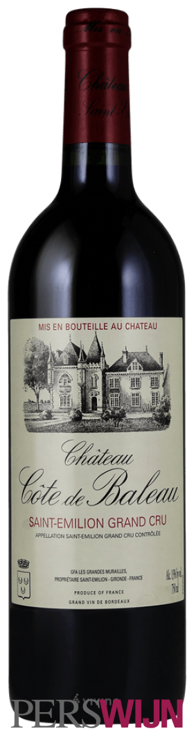 Château Cote de Baleau Saint-Émilion Grand Cru (Grand Cru Classé) 2023