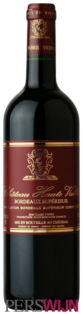 Jean-Claude Fabris Chateau Haute Vallée Bordeaux Supérieur 2019