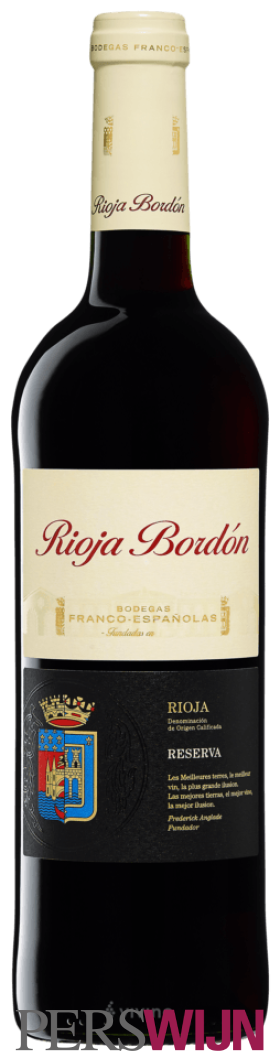 Bodegas Franco-Españolas Rioja Bordón Reserva 2018 Rioja Rioja Alta