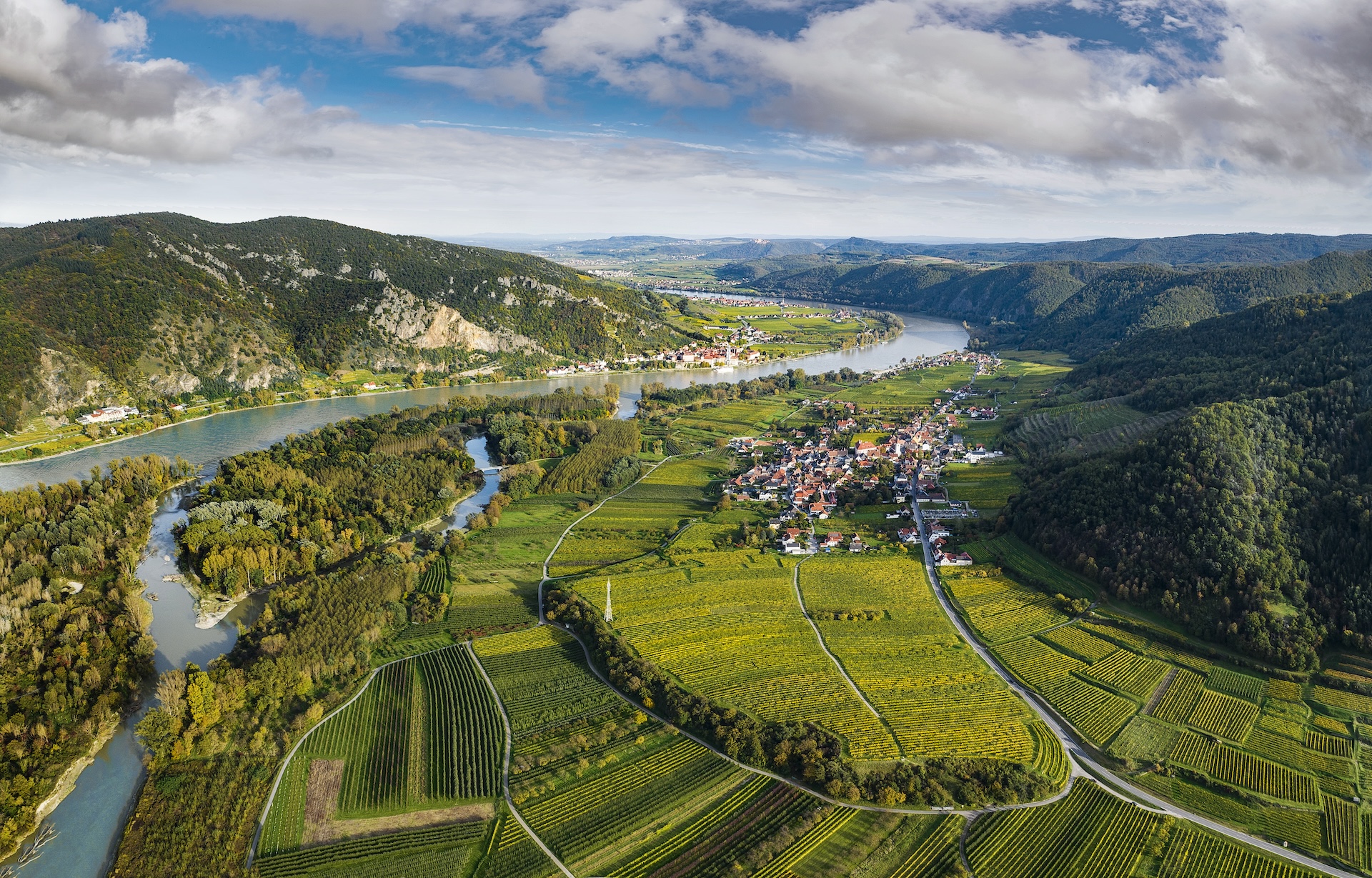 Wachau rechteroever - De Wachau bij Rossatz en Arnsdorf met Ried Kirnberg