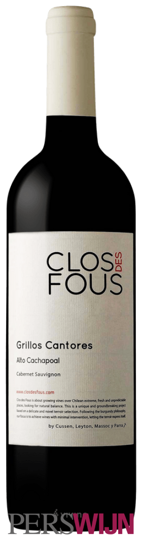 Clos des Fous Grillos Cantores Cabernet Sauvignon (Alto Cachapoal) 2020 Cachapoal Valley