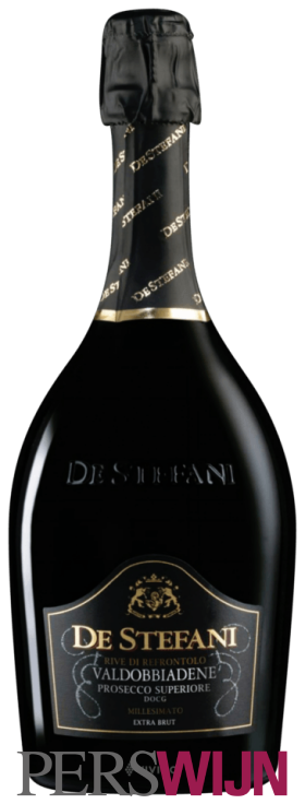 De Stefani Rive di Refrontolo Valdobbiadene Prosecco Superiore Millesimato Extra Brut 2022 Veneto Prosecco